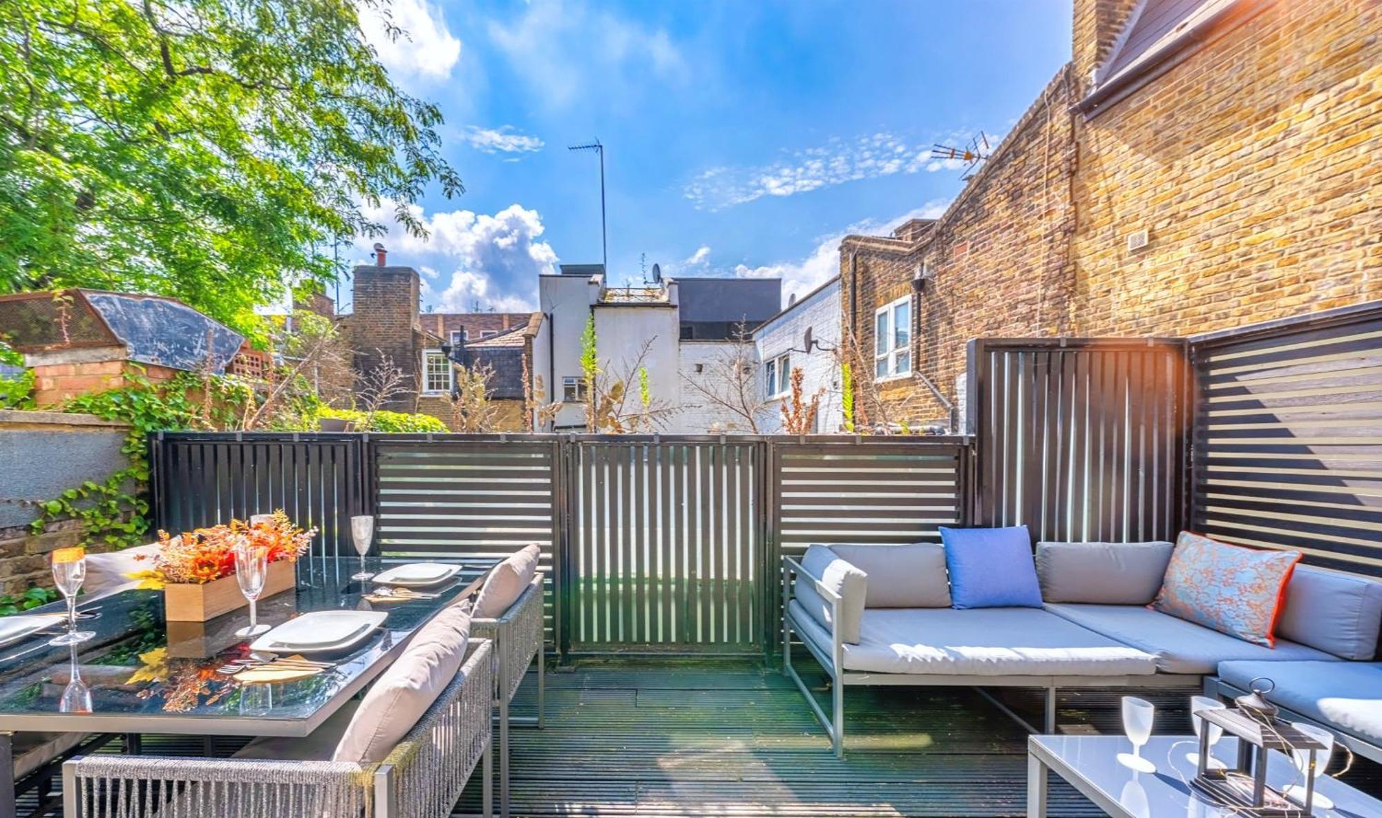 Apartamento Designer Victorian Flat With Huge Terrace Londres Exterior foto